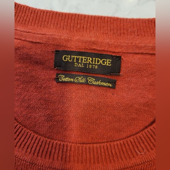 Gutteridge Soft Red Pullover Crew Neck - Picture 3 of 4